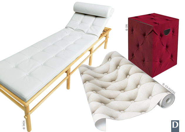 DÉBONAIRE OU DESIGN, LE RETOUR DU CAPITON