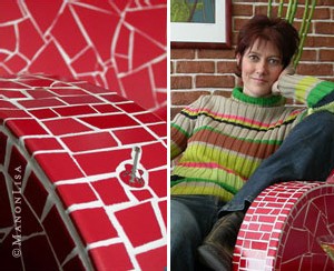 | MANONLISA MET LA MOSAIQUE EN ETAT DE SIEGE