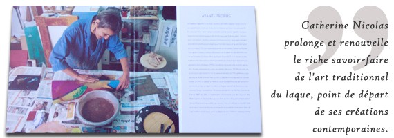 | SECRETS D'ATELIERS : LES LAQUES