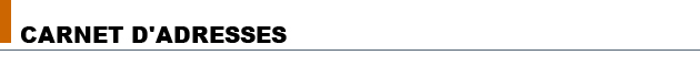 Carnet d'Adresses