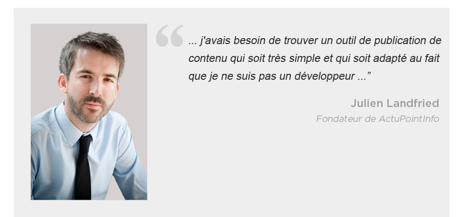 Julien Landfried Fondateur de ActuPointInfo