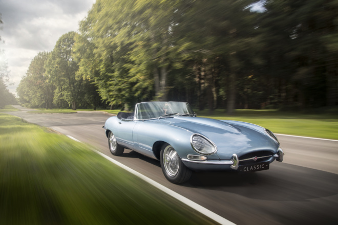 Jaguar dévoile une Type-E équipée d'un moteur électrique Jaguar dévoile une Type-E équipée d'un moteur électrique
