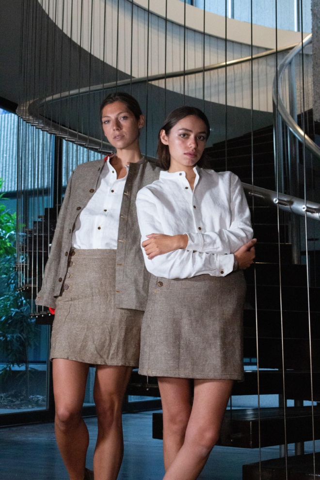 Ensemble laine mérinos et chanvre Ensemble laine mérinos et chanvre