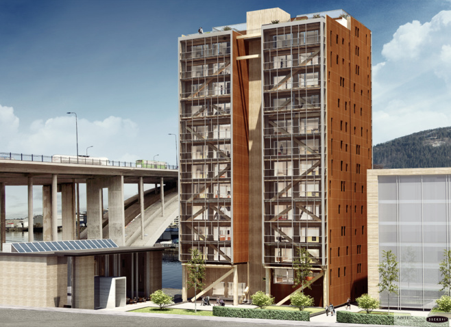 Norvège : Bergen va accueillir la plus haute tour en bois du monde Norvège : Bergen va accueillir la plus haute tour en bois du monde