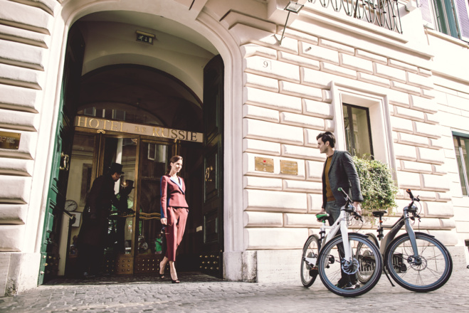 Vivre Rome en version écolochic grâce au Smart eBike et à l'Hôtel de Russie Vivre Rome en version écolochic grâce au Smart eBike et à l'Hôtel de Russie