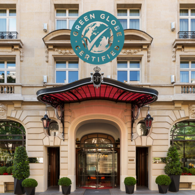 Le Royal Monceau - Raffles Paris décroche la certification Green Globe pour 1 an Le Royal Monceau - Raffles Paris décroche la certification Green Globe pour 1 an