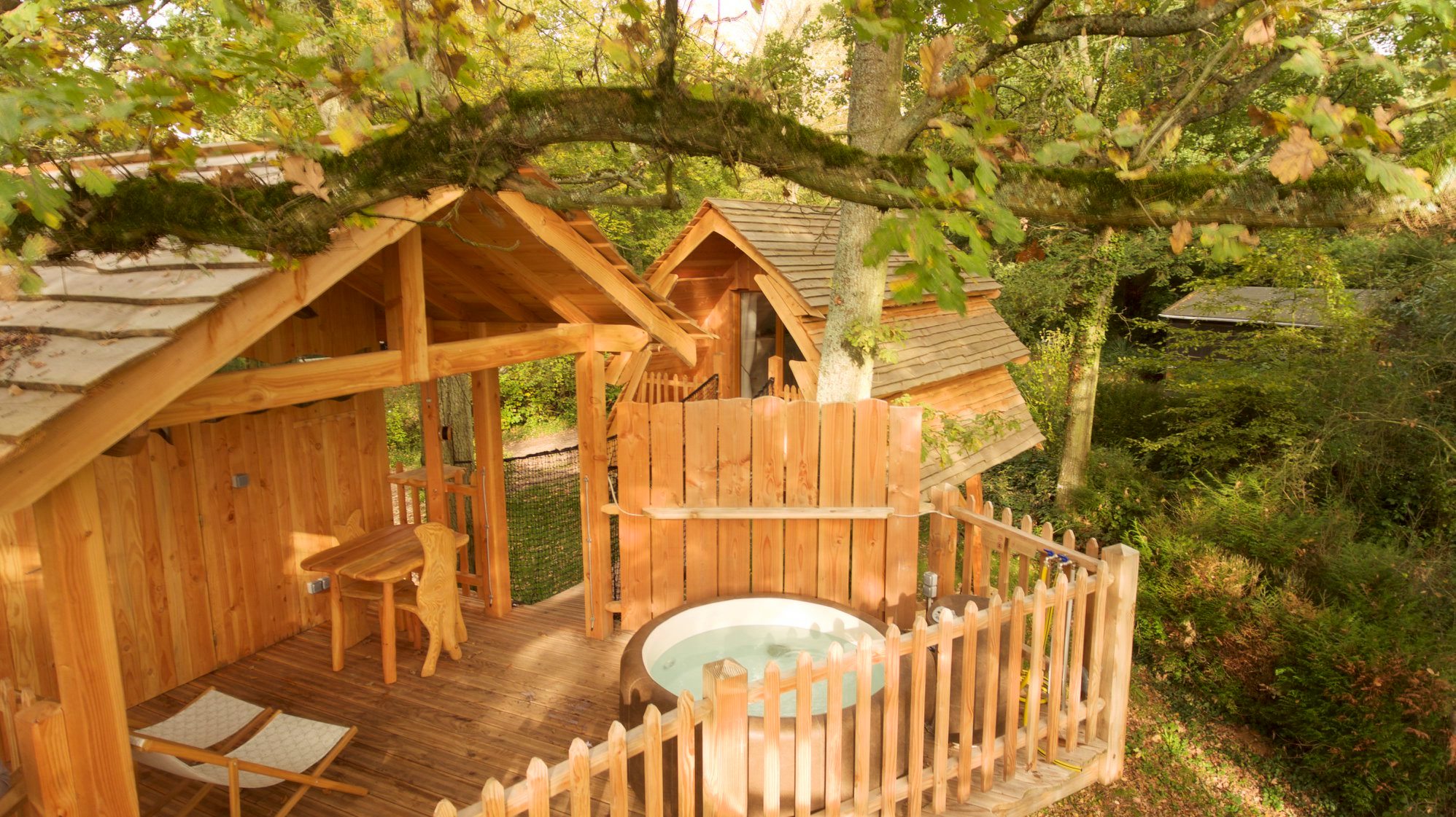 Une nuit en pleine nature au sein d'une cabane dans les arbres