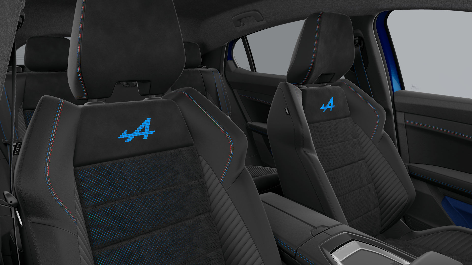 l'intérieur du Renault Rafale Esprit Alpine