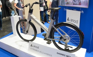 Anod présente le premier vélo électrique hybride équipé d'une batterie ultra-compacte