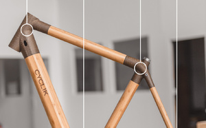 CYCLIK dévoile sa technologie de fabrication de cadres de vélos à partir de bio-composites