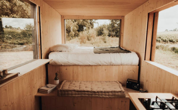 Une nuit en Tiny House au milieu des vignobles de Saint-Émilion