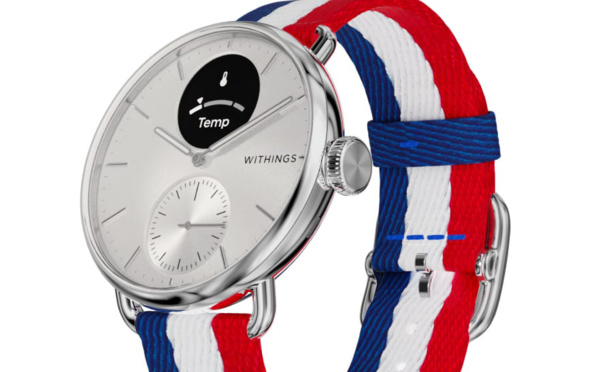 Tide Ocean Paris : le nouveau bracelet tricolore Withings en plastique recyclé