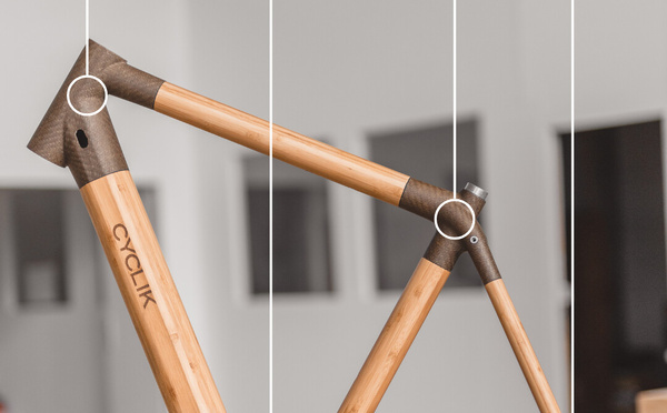 CYCLIK dévoile sa technologie de fabrication de cadres de vélos à partir de bio-composites