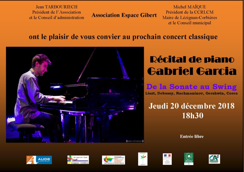 Concert classique jeudi 20 décembre Concert classique jeudi 20 décembre