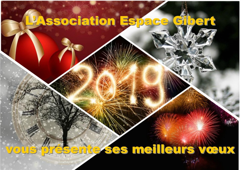 L'Association Espace Gibert vous présente ses meilleurs voeux L'Association Espace Gibert vous présente ses meilleurs voeux