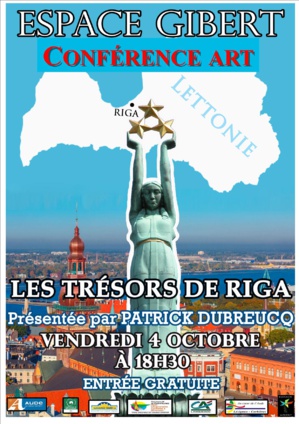 Conférence art, vendredi 04 octobre Conférence art, vendredi 04 octobre