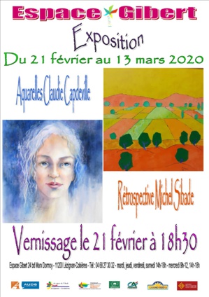 Exposition d'aquarelles et de peintures du 21 février au 13 mars 2020 Exposition d'aquarelles et de peintures du 21 février au 13 mars 2020