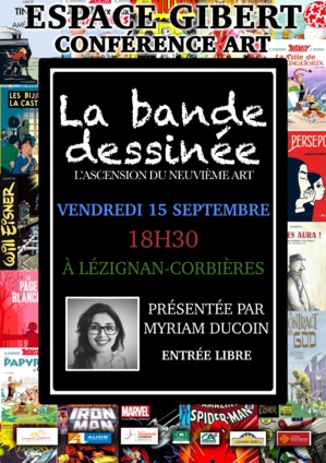 Conférence art vendredi 15 septembre 2023 à 18h30 Conférence art vendredi 15 septembre 2023 à 18h30
