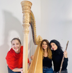 Trio Soprano-Flûte-Harpe vendredi 03 novembre 2023 à 18h30