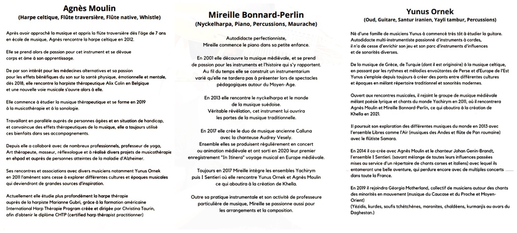Trio Khella vendredi 09 mai 2025 à 18h30 Trio Khella vendredi 09 mai 2025 à 18h30