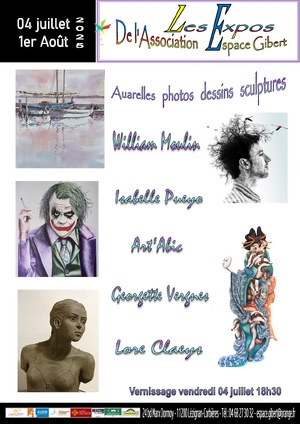 Exposition du 04 juillet au 1er août 2025 Exposition du 04 juillet au 1er août 2025