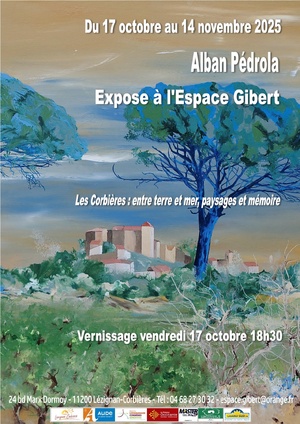 Exposition Alban Pédrola du 17 octobre au 14 novembre 2025 Exposition Alban Pédrola du 17 octobre au 14 novembre 2025