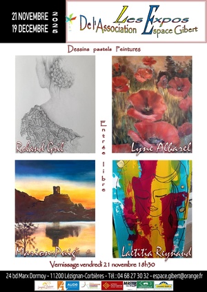 Exposition du 21 novembre au 19 décembre 2025 Exposition du 21 novembre au 19 décembre 2025