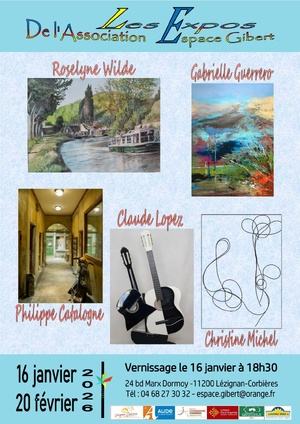 Exposition du 16 janvier au 20 février 2026