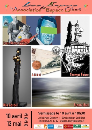 Exposition peinture, photo, dessin, sculpture, collection philatélique du 10 avril au 13 mai 2026 Exposition peinture, photo, dessin, sculpture, collection philatélique du 10 avril au 13 mai 2026