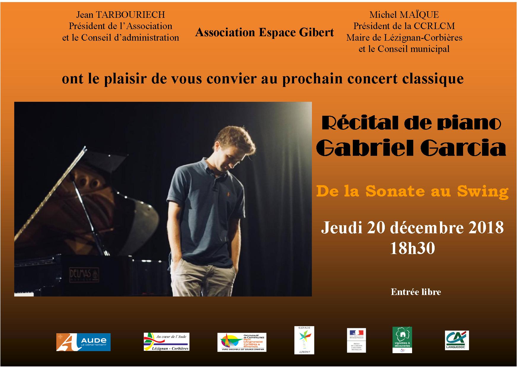 Concert classique jeudi 20 décembre 