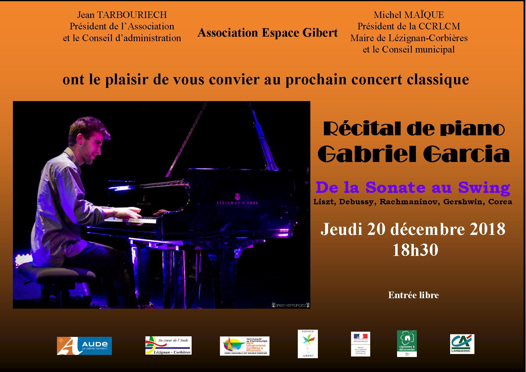Concert classique jeudi 20 décembre 