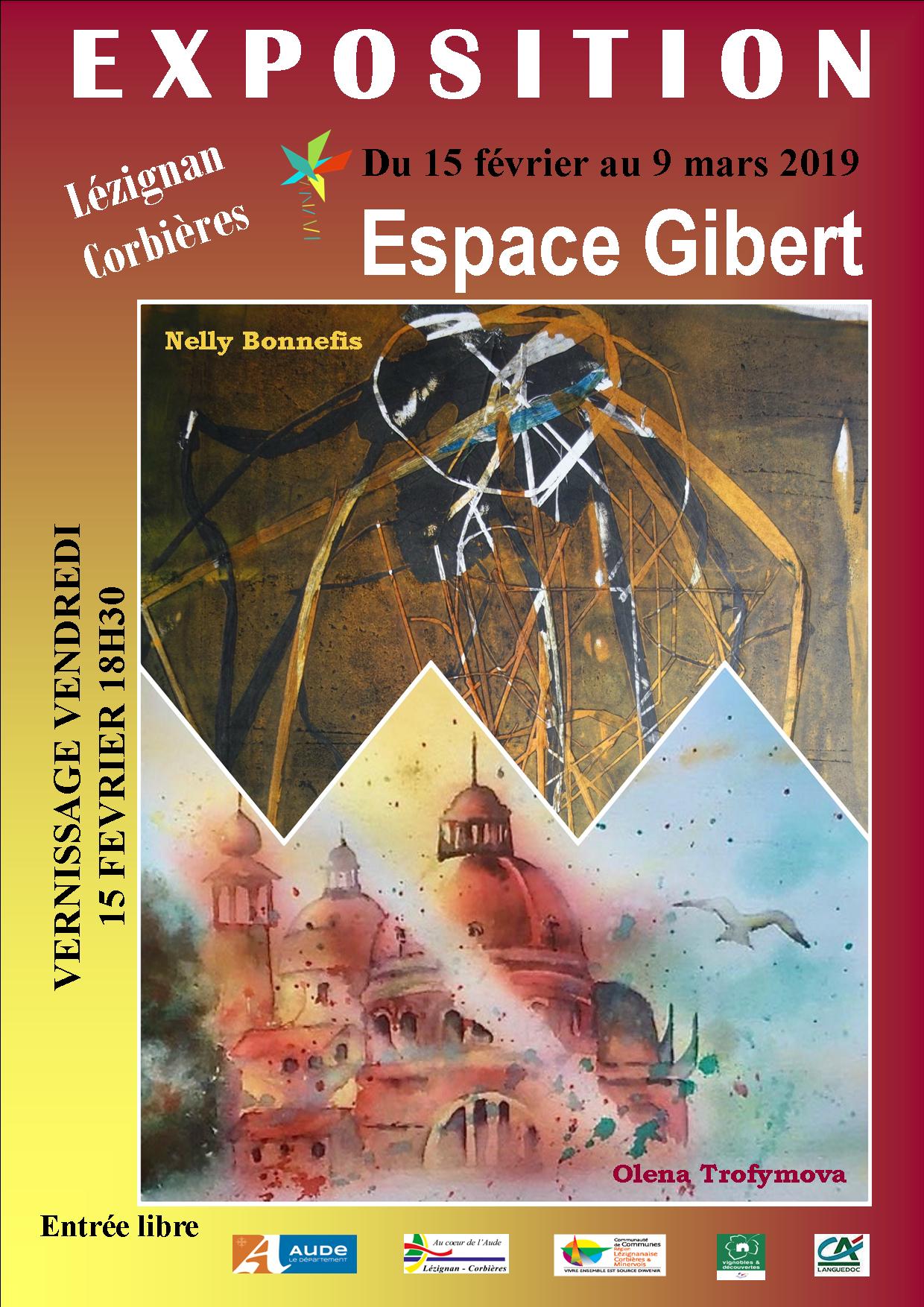 Exposition de peintures du 15 février au 09 mars 2019