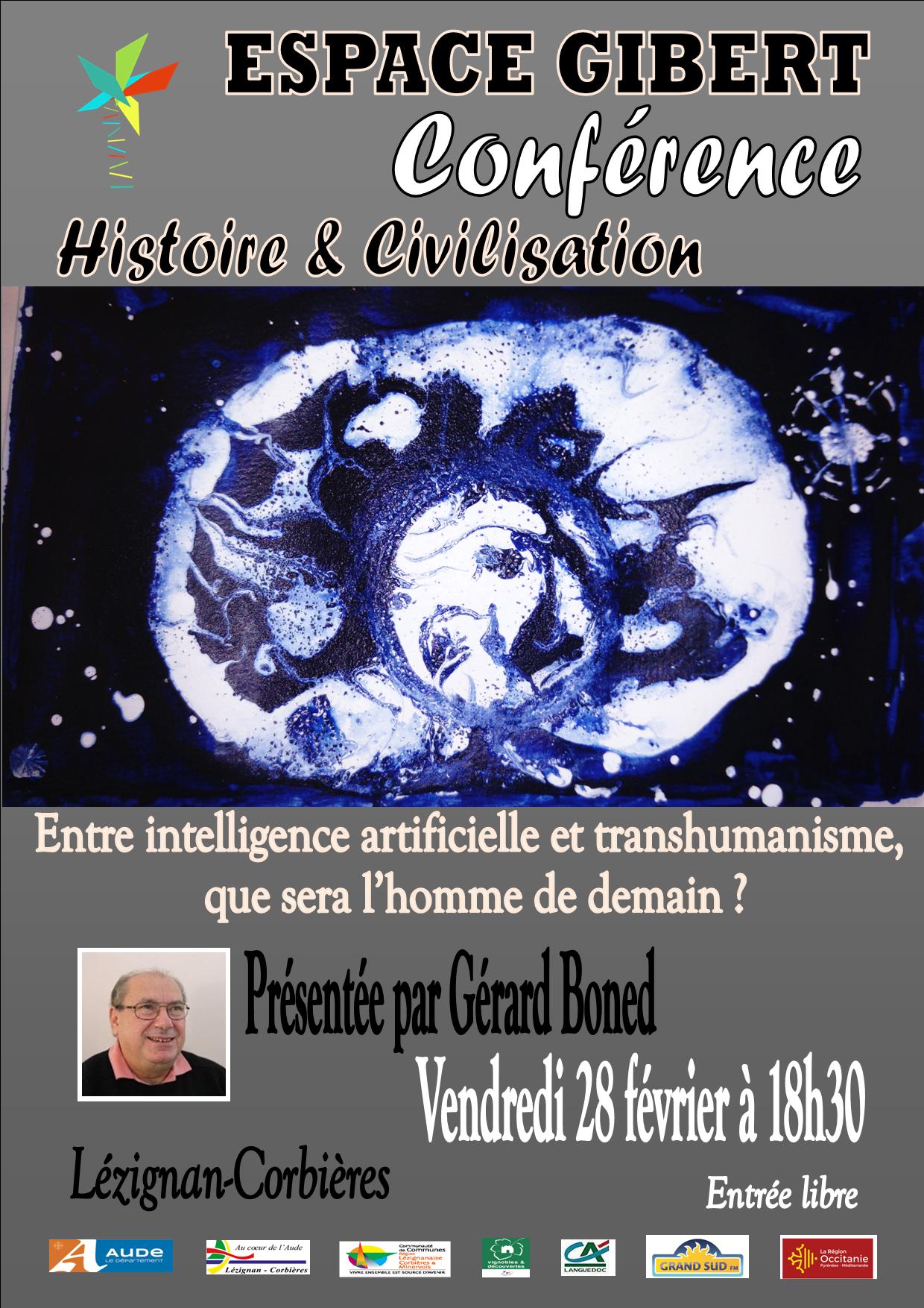 Conférence histoire civilisation vendredi 28 février 2020