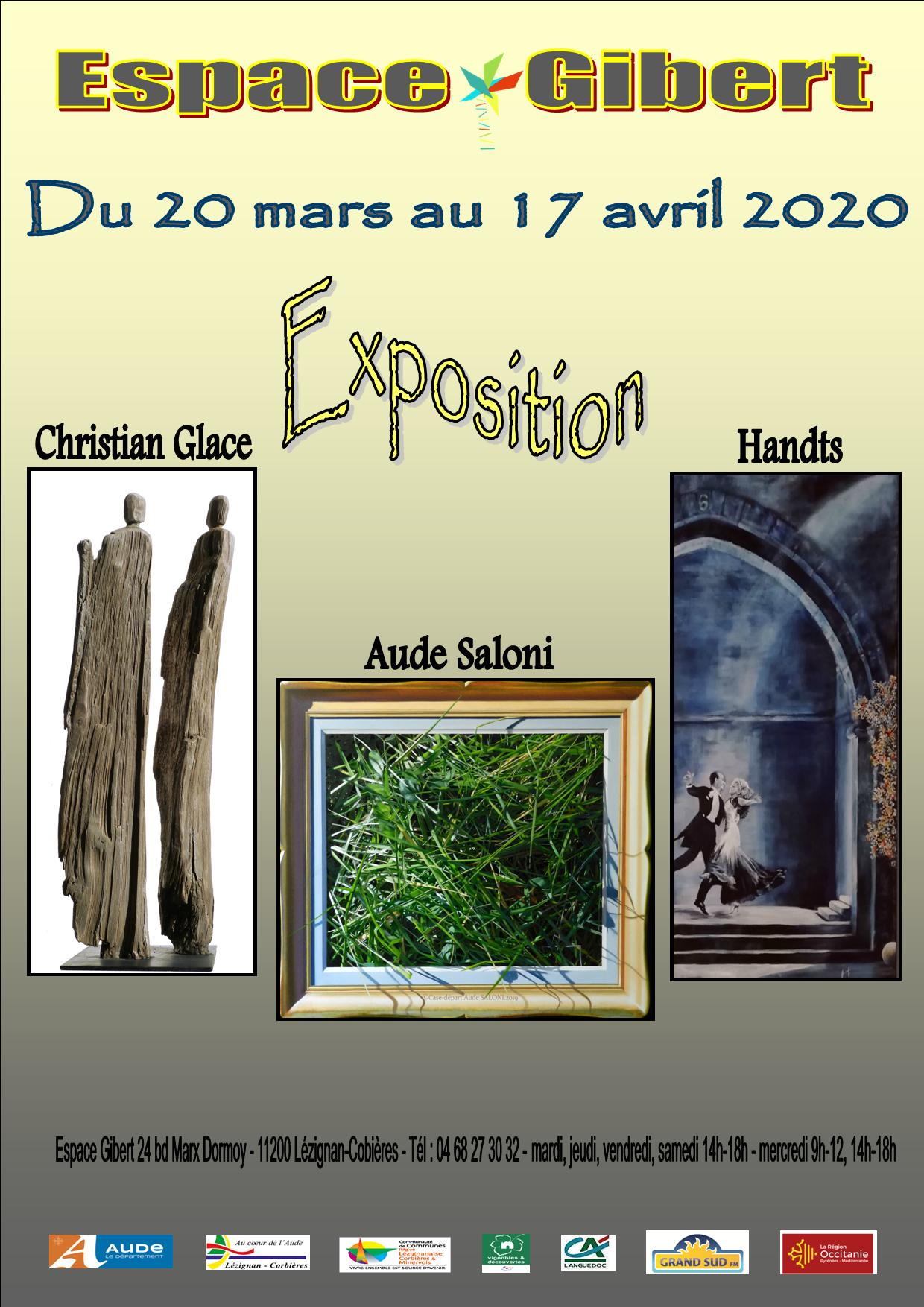 Exposition ANNULÉE !  de peintures et sculptures du 20 mars au 17 avril 2020