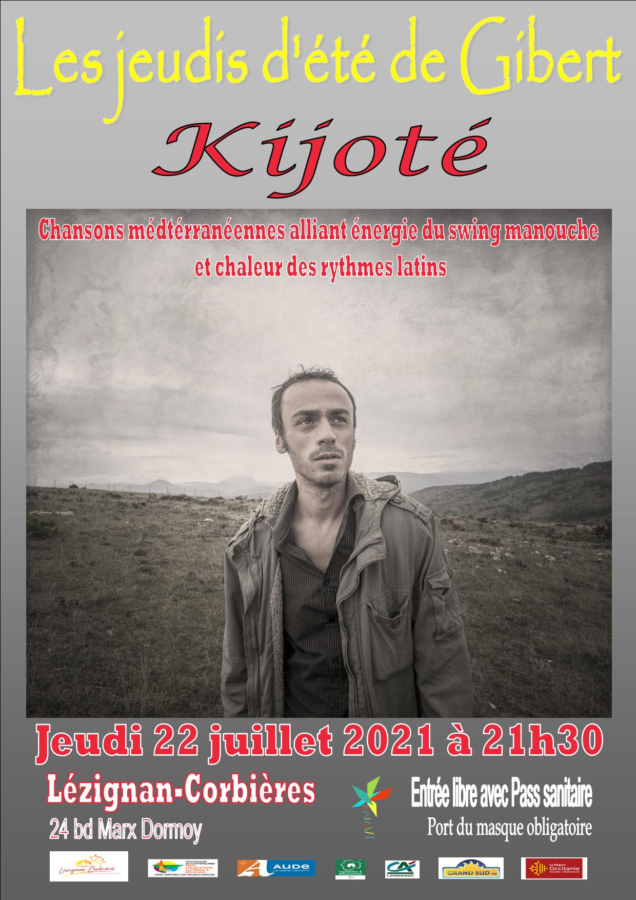  Kijoté jeudi 22 juillet 2021 21H30