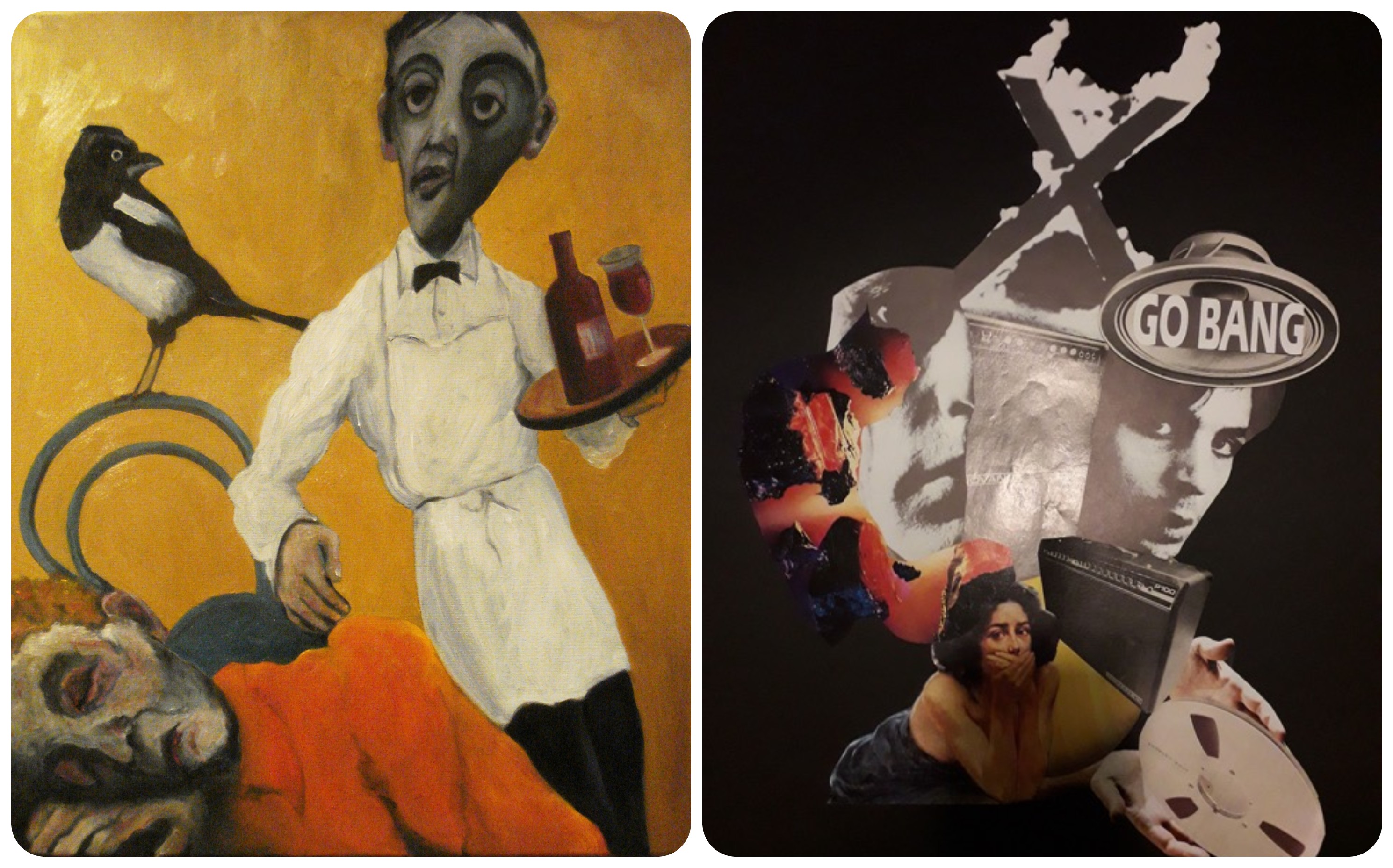 Exposition de peintures, collages et aquarelles du 15 juillet au 12 août 2022