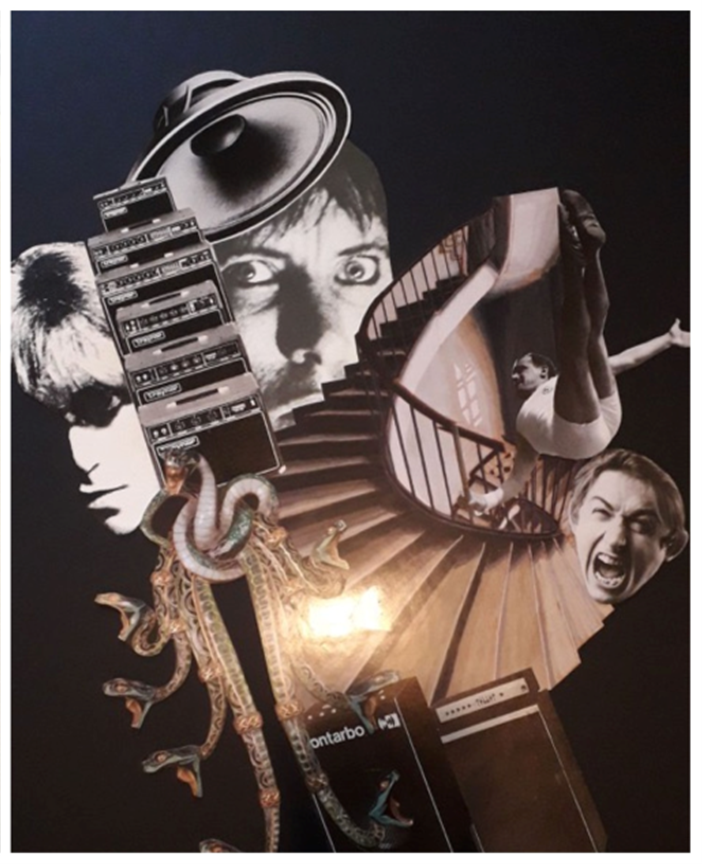 Exposition de peintures, collages et aquarelles du 15 juillet au 12 août 2022