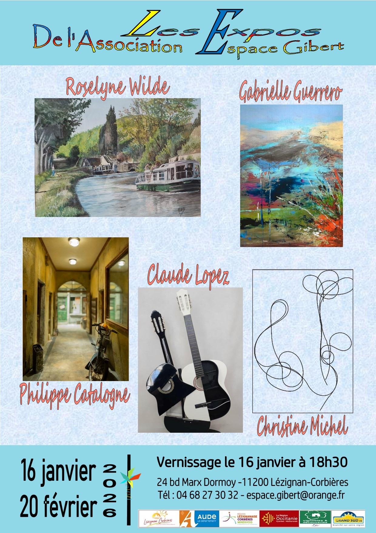 Exposition du 16 janvier au 20 février 2026