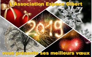 L'Association Espace Gibert vous présente ses meilleurs voeux