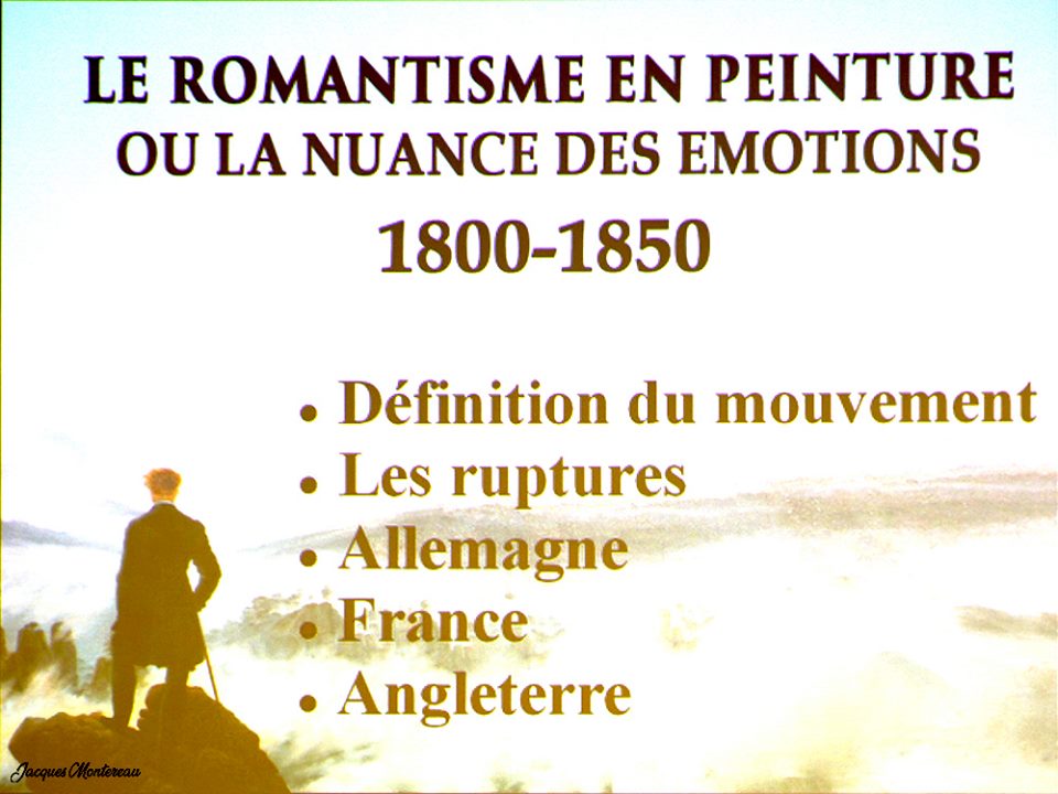 LE ROMANTISME EN PEINTURE