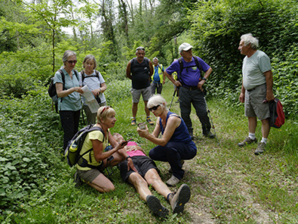 Concertation sur le lieu de l’accident