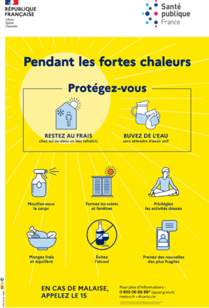 PRÉVENTION : ATTENTION AUX FORTES CHALEURS