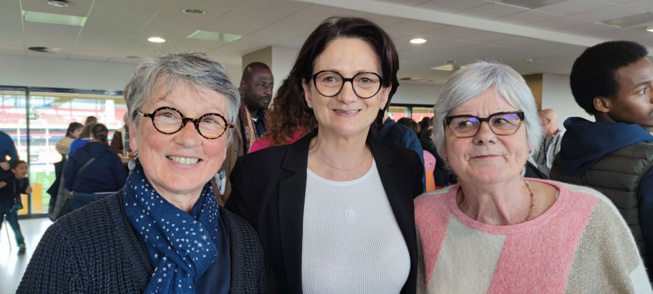 Blandine et Evelyne avec Isabelle Leroy Blandine et Evelyne avec Isabelle Leroy