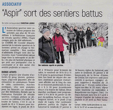 SOMME : ASPIR, UN CLUB EN PLEIN ESSOR