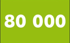 NOUS SOMMES 80 000  !
