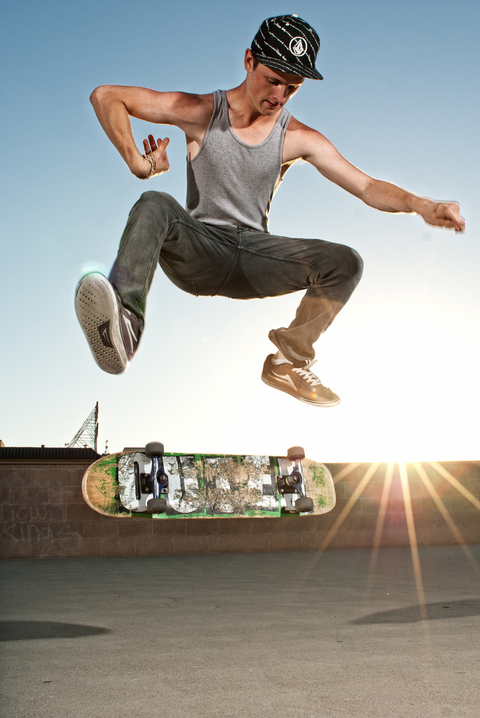Skateboarding