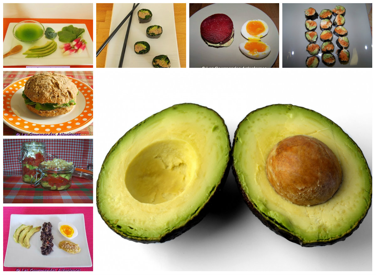 Mes recettes à l'avocat