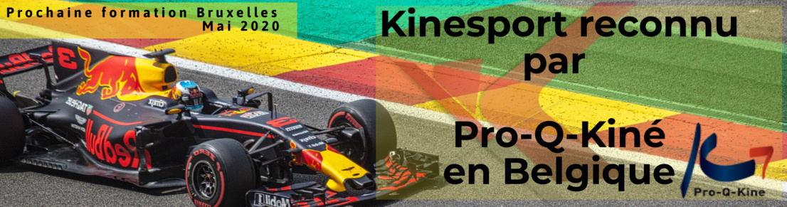KINESPORT validé par PRO-Q-kiné en Belgique.