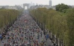 Soleil et pluie de records au marathon de Paris