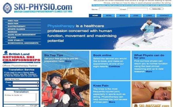 Ski, Kinésit(physio)Thérapie et communication